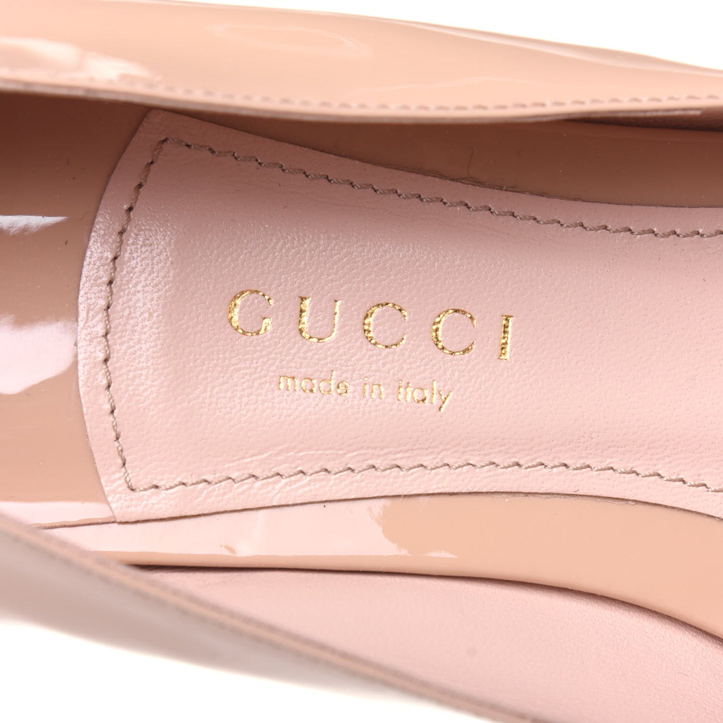 Patent Double Strap Aneta Flats 38.5 Pink Apricot