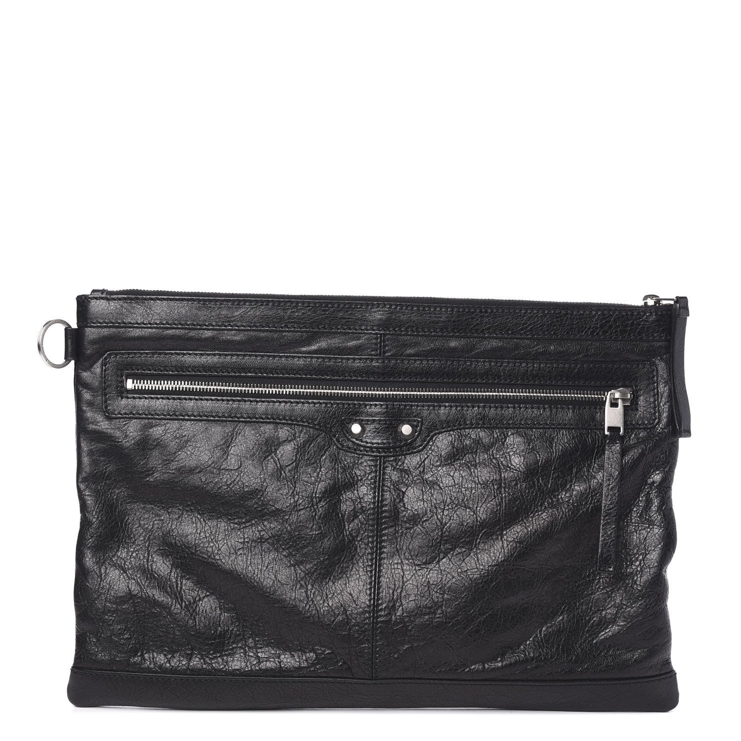 Agneau Arena Classic Hardware Large Clip Black