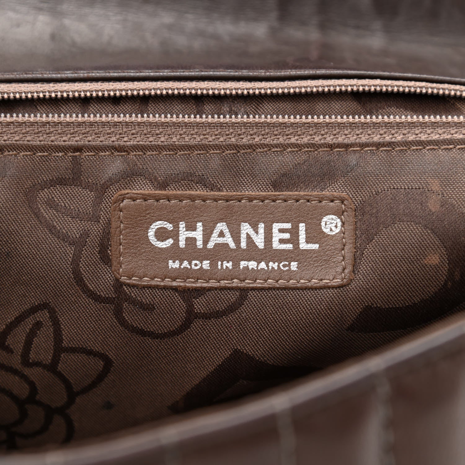 Chanel Lambskin Vertical Quilted Medium Single Flap Brown 6 of 14