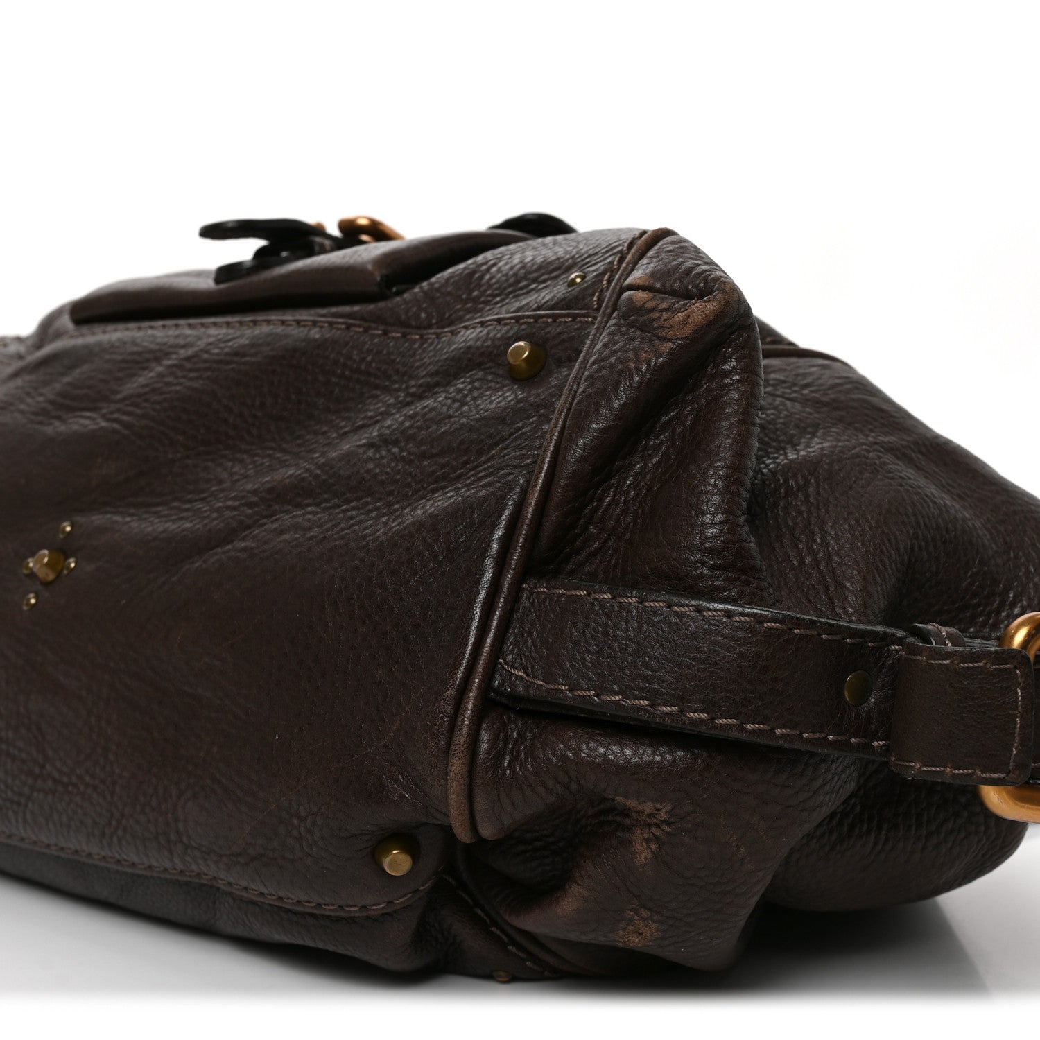 Chloe Calfskin Paddington Front Pocket Tote Chocolate 10 of 10