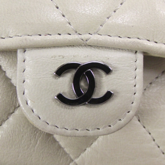 Chanel Lambskin Quilted Bi-Fold Wallet Beige Clair 9 of 9