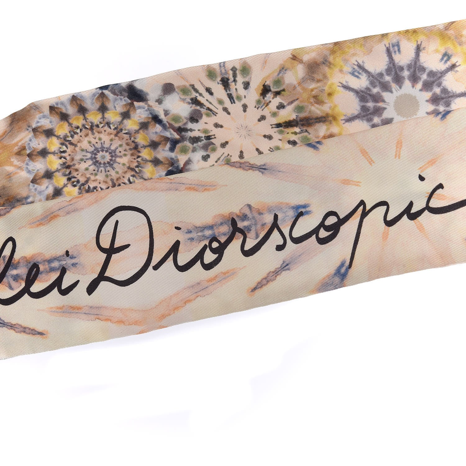 Christian Dior Silk KaleiDiorscopic Mitzah Scarf Dusty Jade 7 of 7