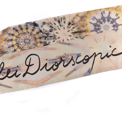Christian Dior Silk KaleiDiorscopic Mitzah Scarf Dusty Jade 7 of 7