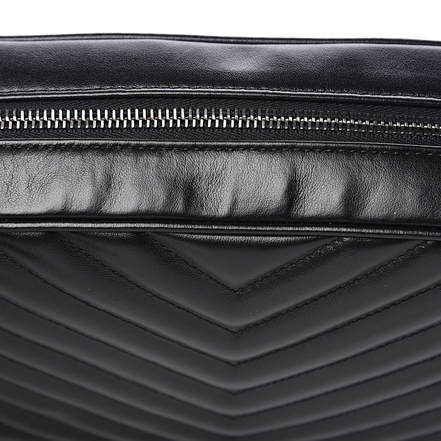 Calfskin Matelasse Monogram Lou Camera Bag Black
