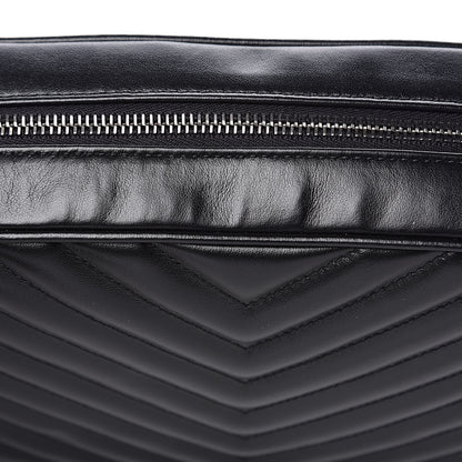 Saint Laurent Calfskin Matelasse Monogram Lou Camera Bag Black 11 of 11
