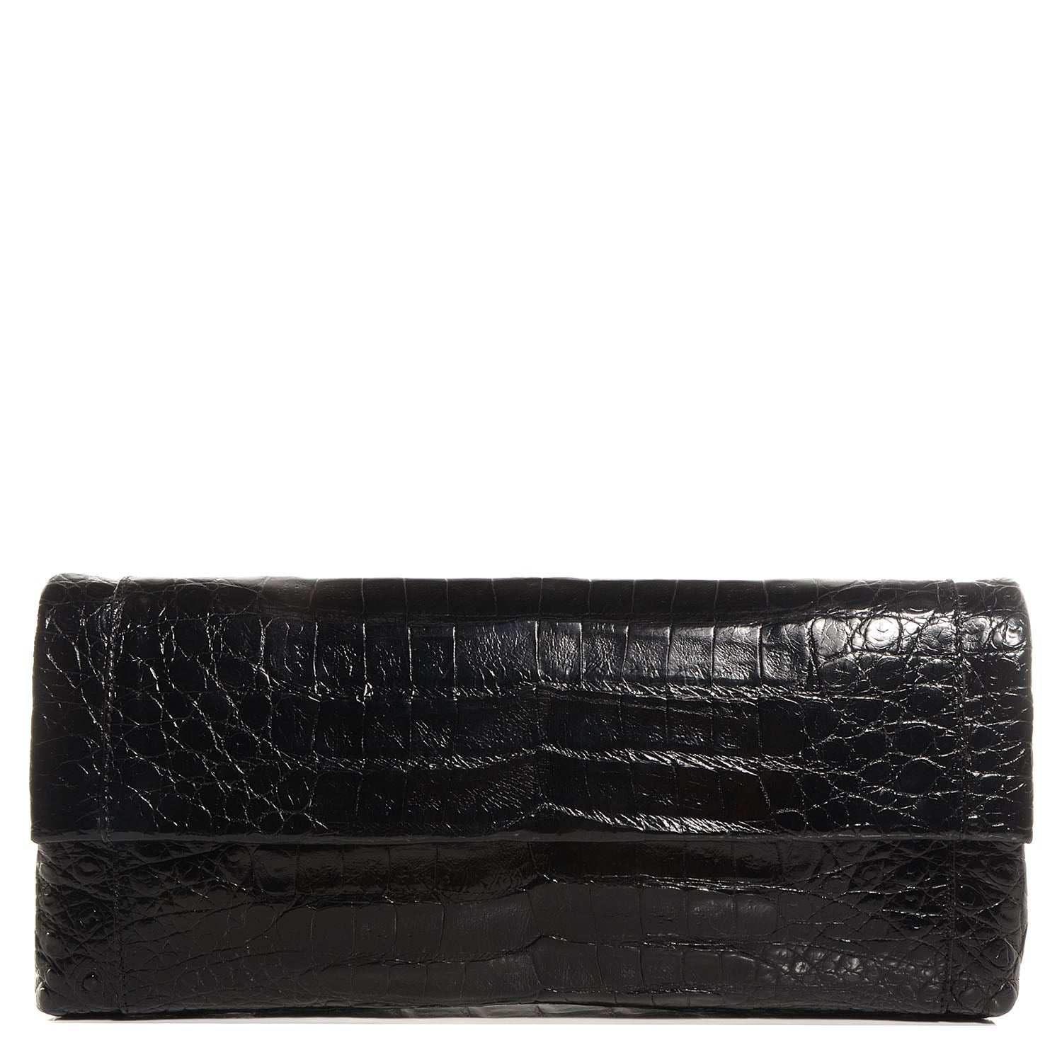Nancy Gonzalez Crocodile Clutch Black 1 of 8