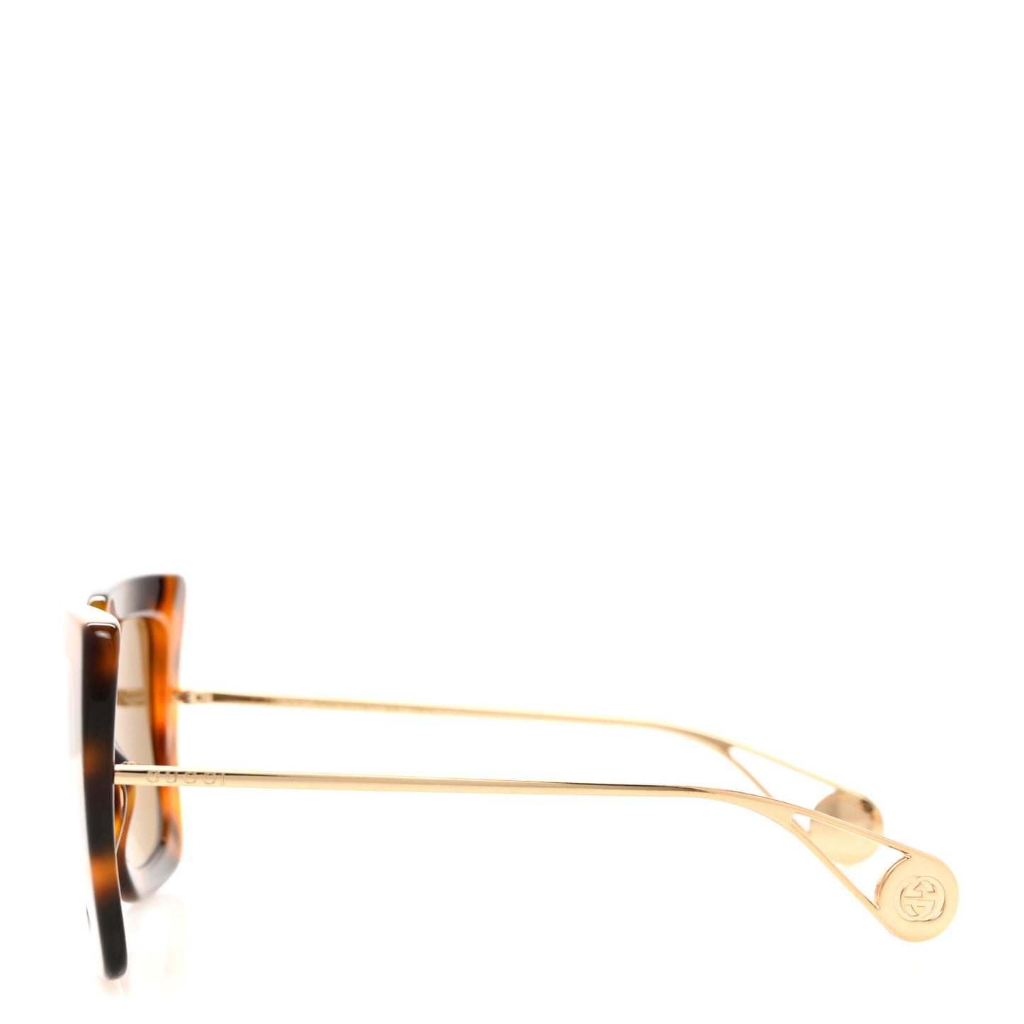 Acetate Oversize Square Frame GG0435S Sunglasses Havana