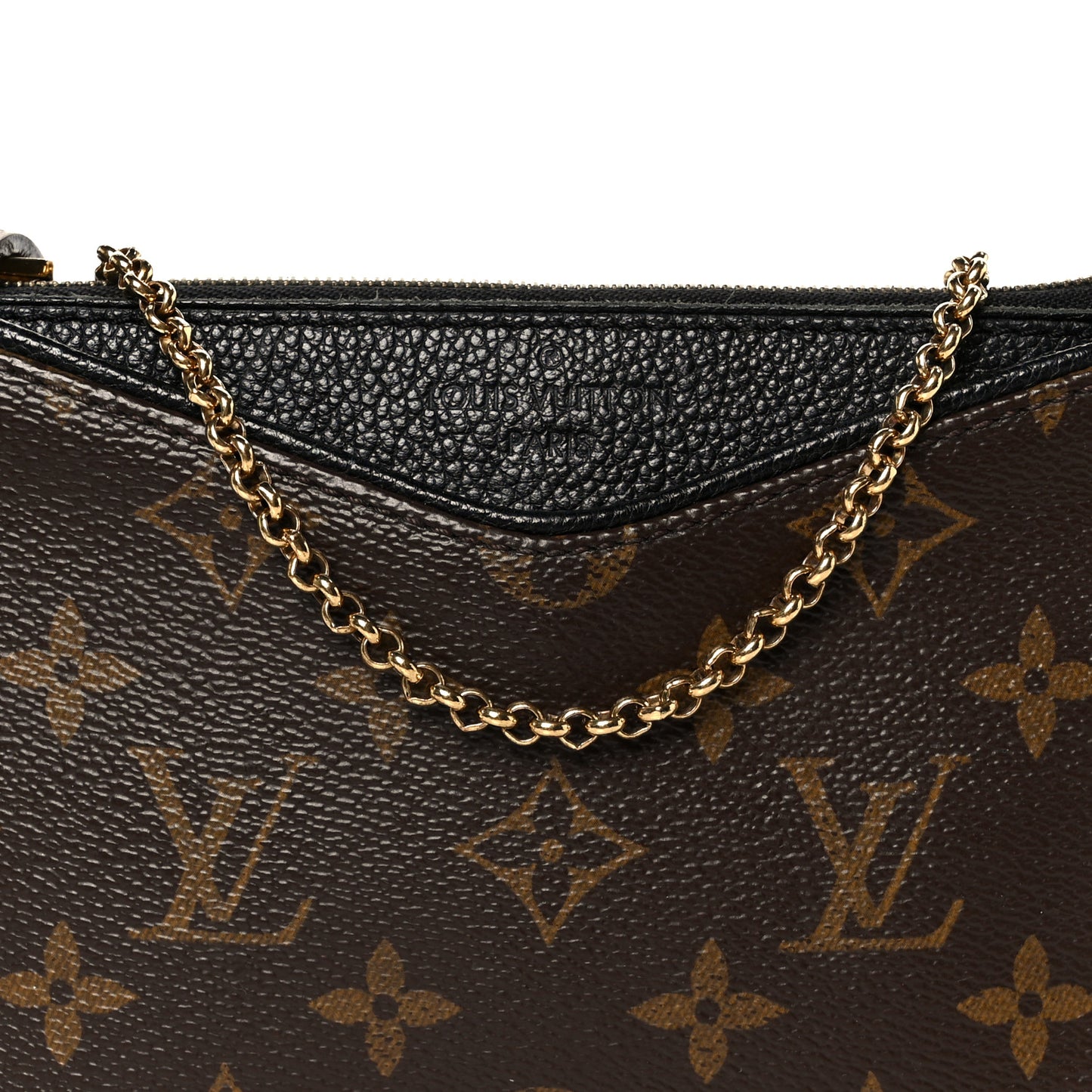 Monogram Pallas Clutch Black