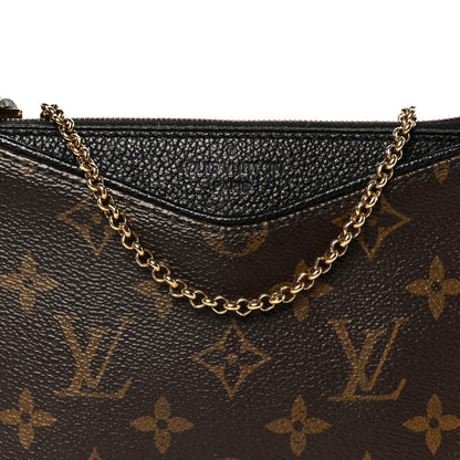 Louis Vuitton Monogram Pallas Clutch Black 9 of 11