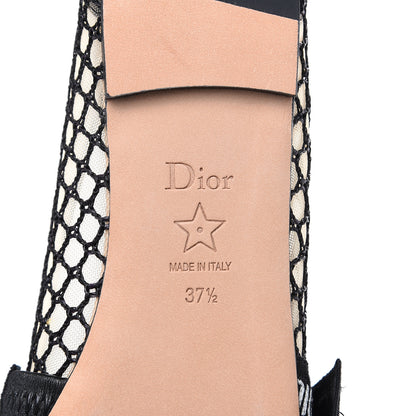 Christian Dior Resille Ribbon Miss J'Adior Ballet Flat 37.5 Black 6 of 8