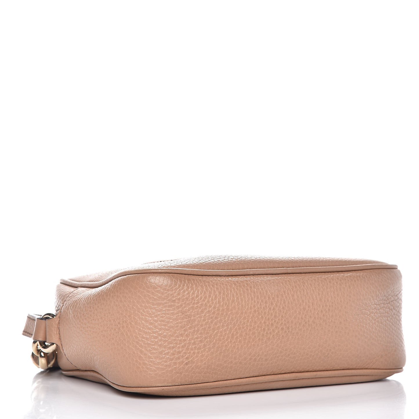 Pebbled Calfskin Small Soho Disco Bag Camelia