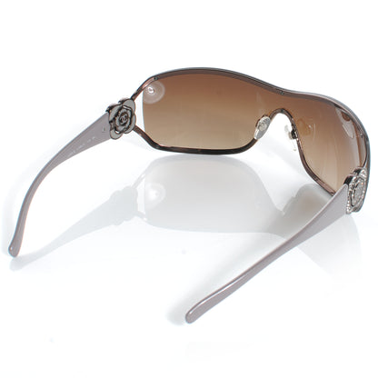 Chanel Crystal Camellia CC Sunglasses 4164 B 2 of 5