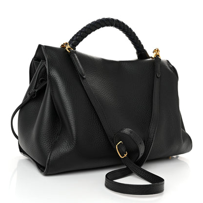 Mulberry Heavy Grain Iris Tote Black 3 of 10