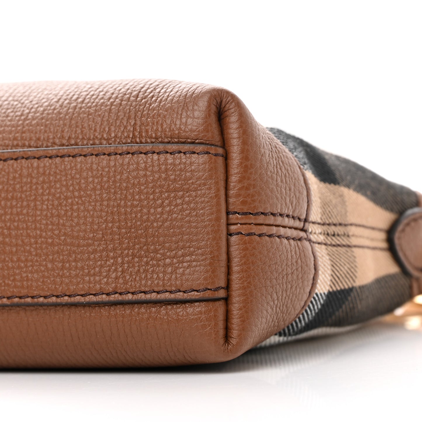 Derby House Check Abingdon Convertible Clutch Tan