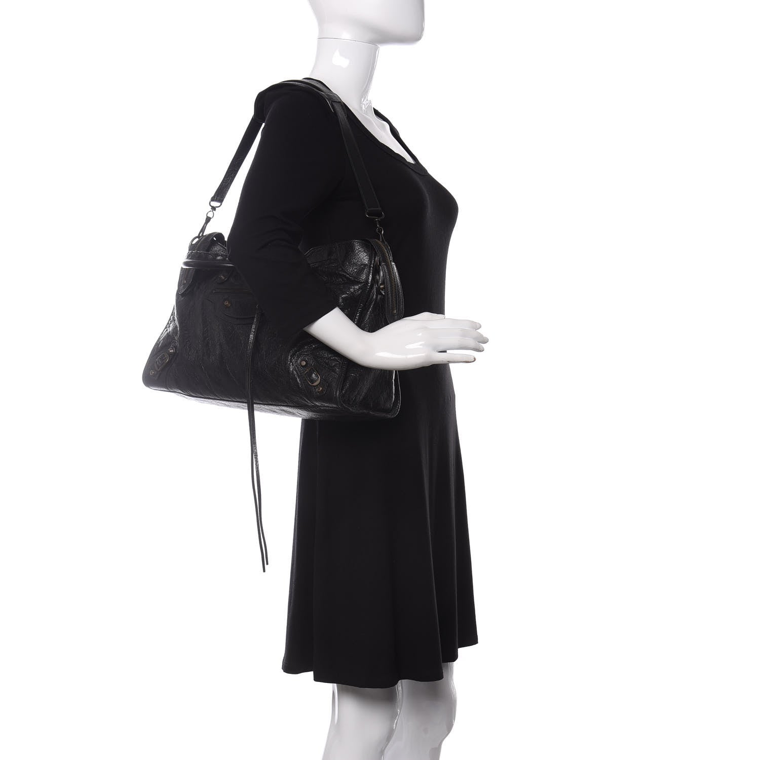 Balenciaga Agneau Classic Hardware City Black 2 of 12