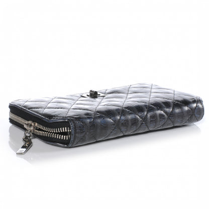 Chanel Striped Reissue Wallet Metallic Black (dup see below do not paid or add to acct) 4 of 9