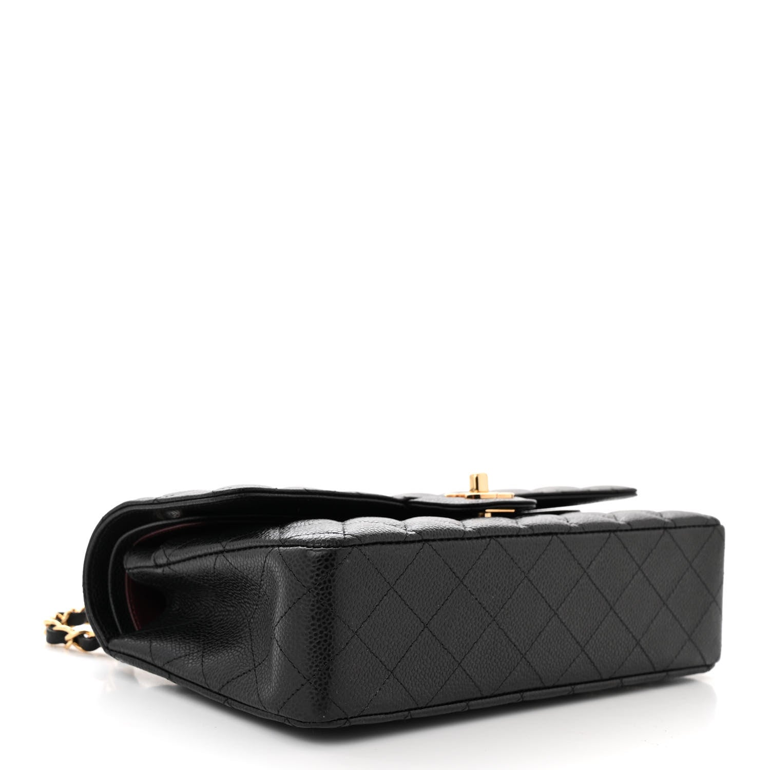 Chanel Caviar Quilted Medium Double Flap Black 4 of 10