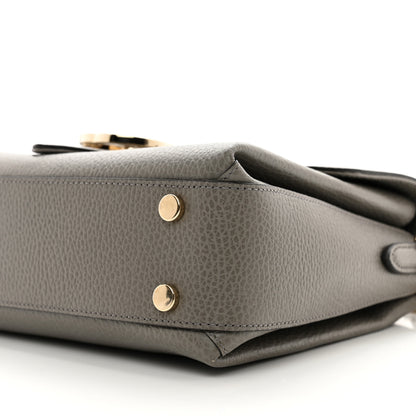 Gucci Dollar Calfskin Interlocking G Top Handle Shoulder Bag Loess 11 of 11