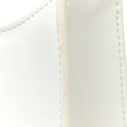 Celine Smooth Calfskin Cuir Triomphe Shoulder Bag White 17 of 21