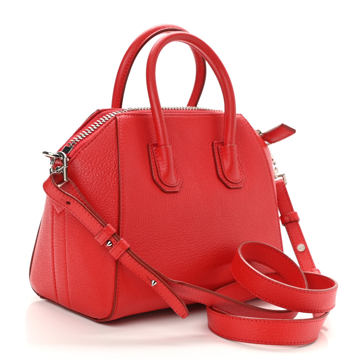 Sugar Goatskin Mini Antigona Red