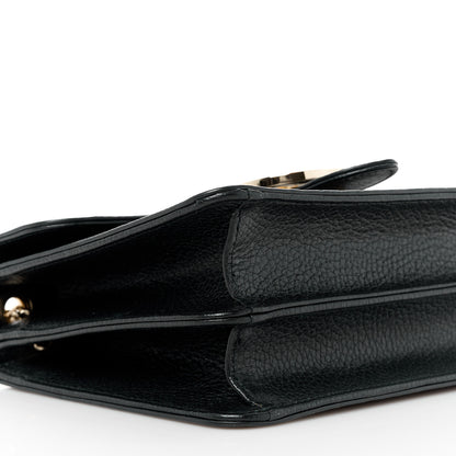 Gucci Dollar Calfskin Small Interlocking G Shoulder Bag Black 10 of 11