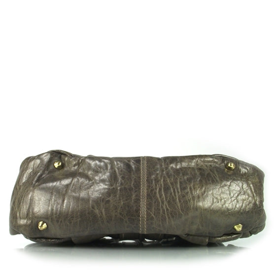 Chloe Leather Heloise Satchel Stone 4 of 8