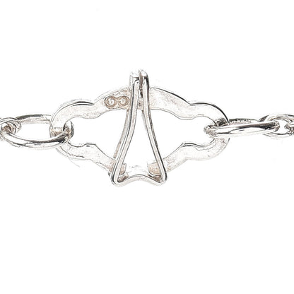 Tiffany Sterling Silver Solid Elsa Peretti Diamond Shaped Pendant Necklace 4 of 5