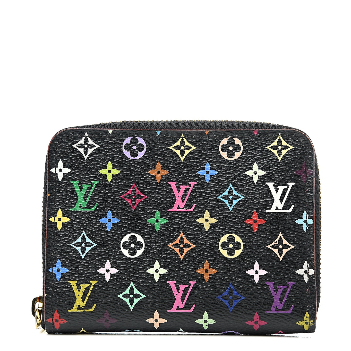 Monogram Multicolor Zippy Coin Purse Black Grenade