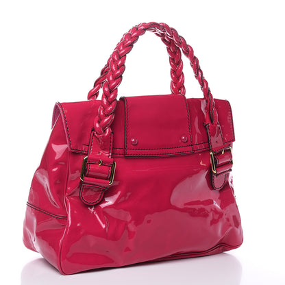 Valentino Garavani Patent Large Histoire Pink 3 of 11