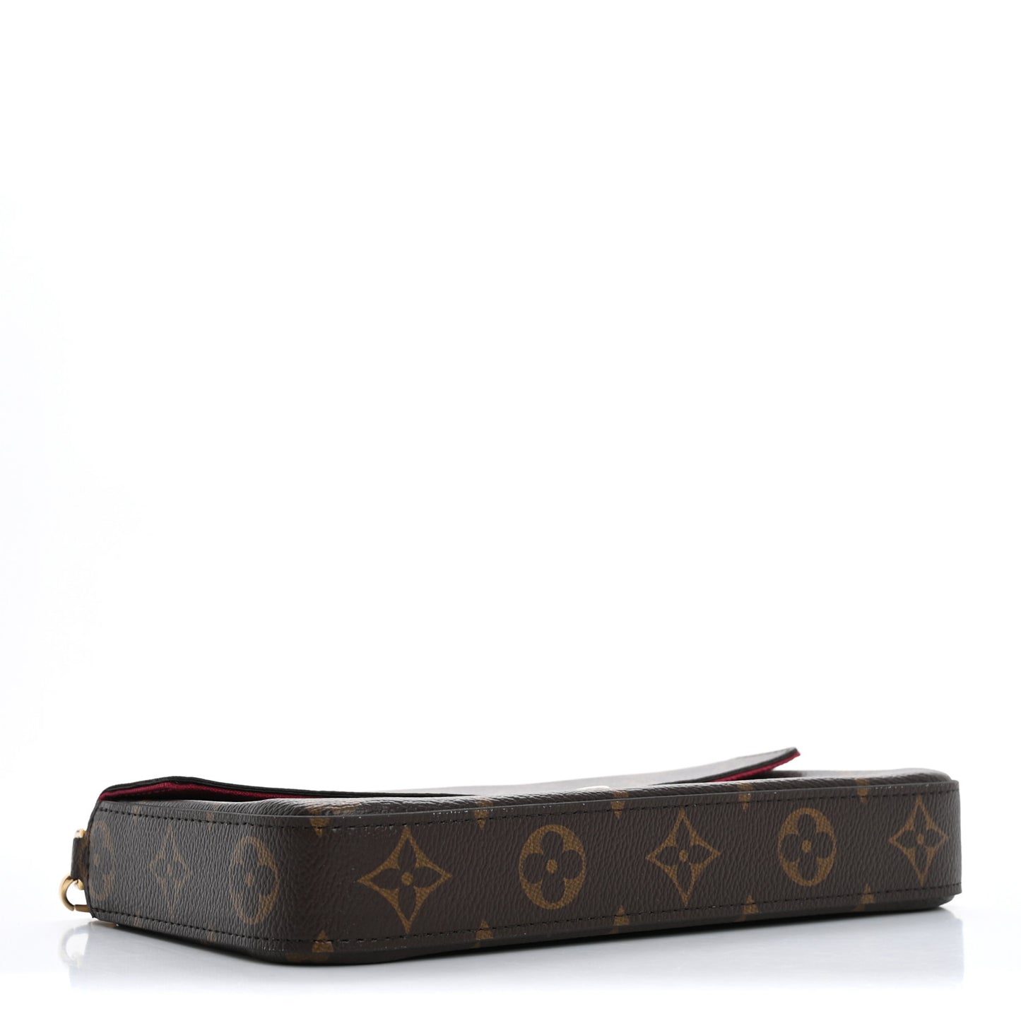Monogram Pochette Felicie Chain Wallet Fuchsia