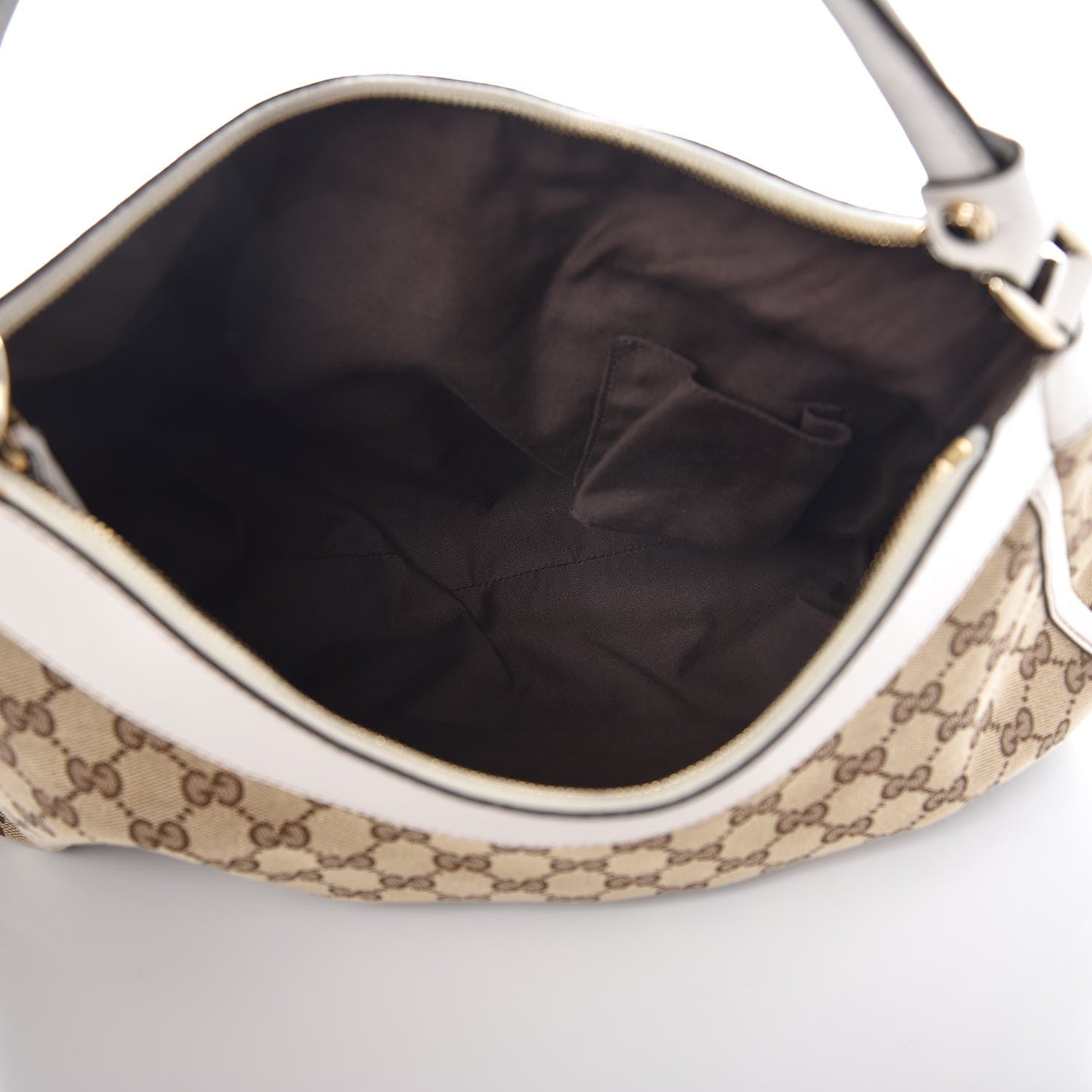 Gucci Monogram Large D Gold Hobo Off White 5 of 12