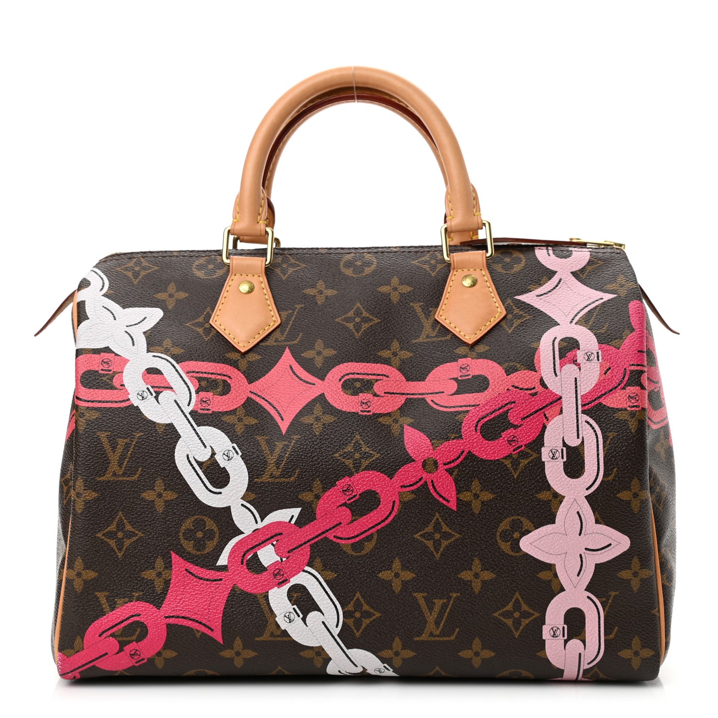 Monogram Bay Speedy 30 Rose Ballerine Poppy