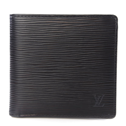 Louis Vuitton Epi Porte-Billets Cartes Credit Monnaie Wallet Black 1 of 6