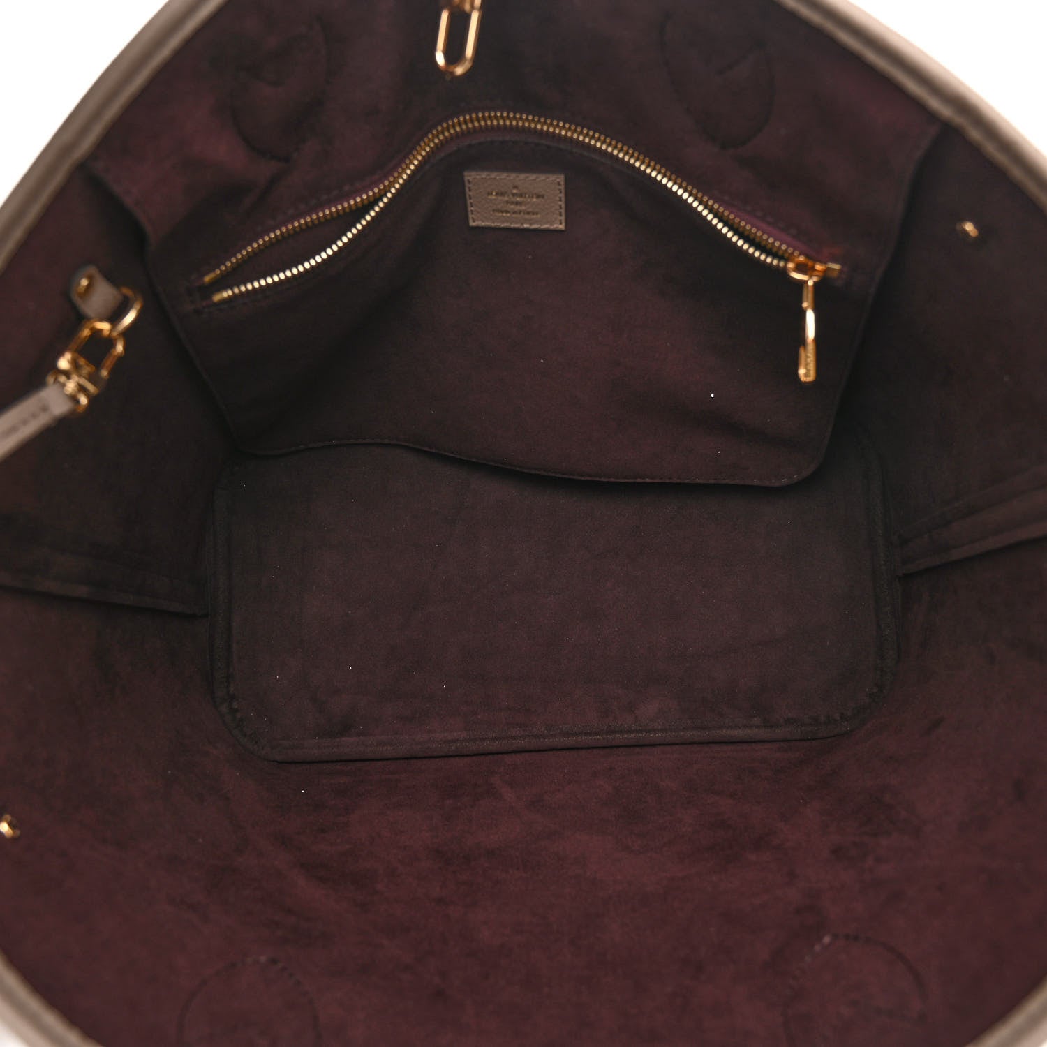 Louis Vuitton Empreinte Monogram Giant Neverfull MM Tourterelle 6 of 10