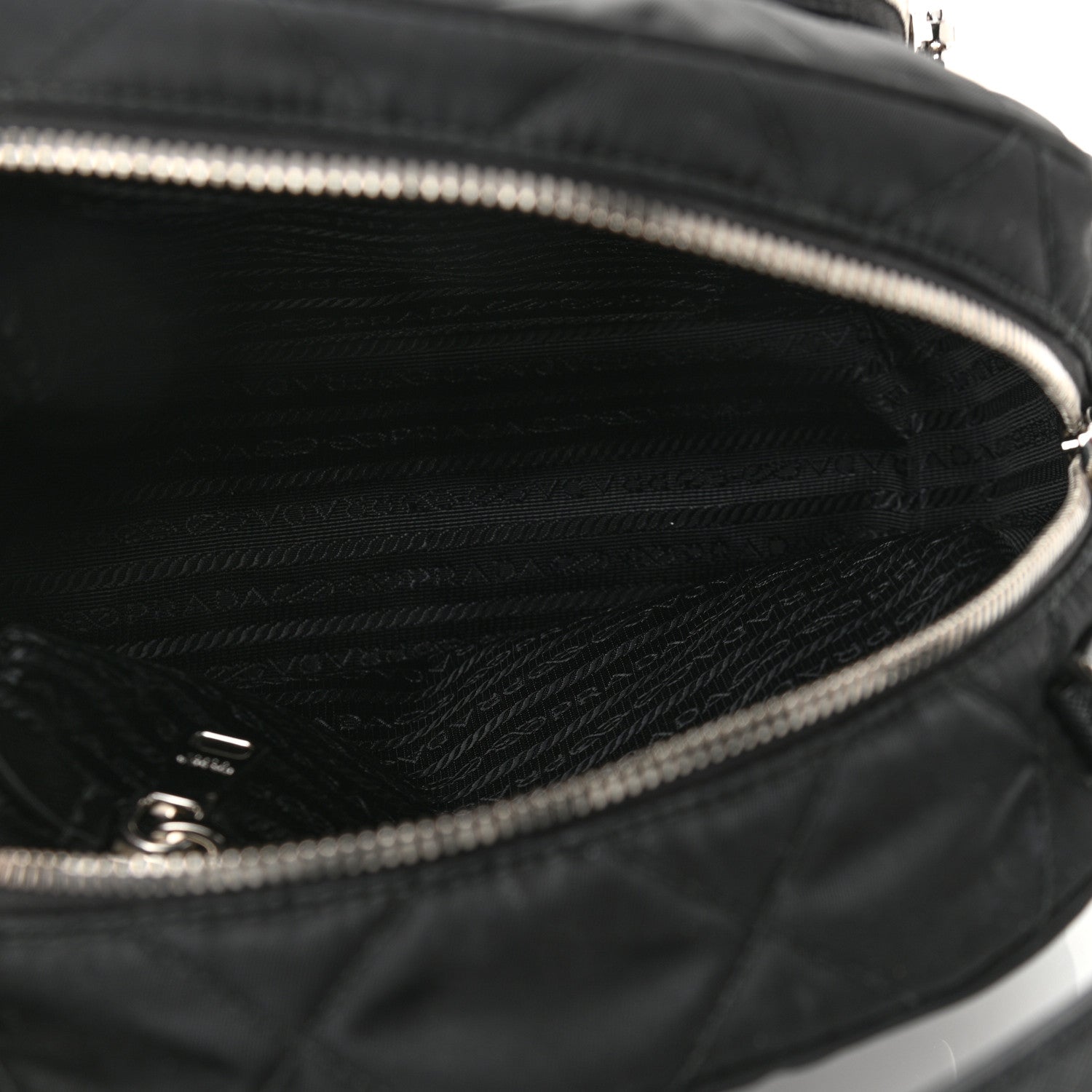 Prada Nylon Tessuto Impuntu Quilted Backpack Black 5 of 10