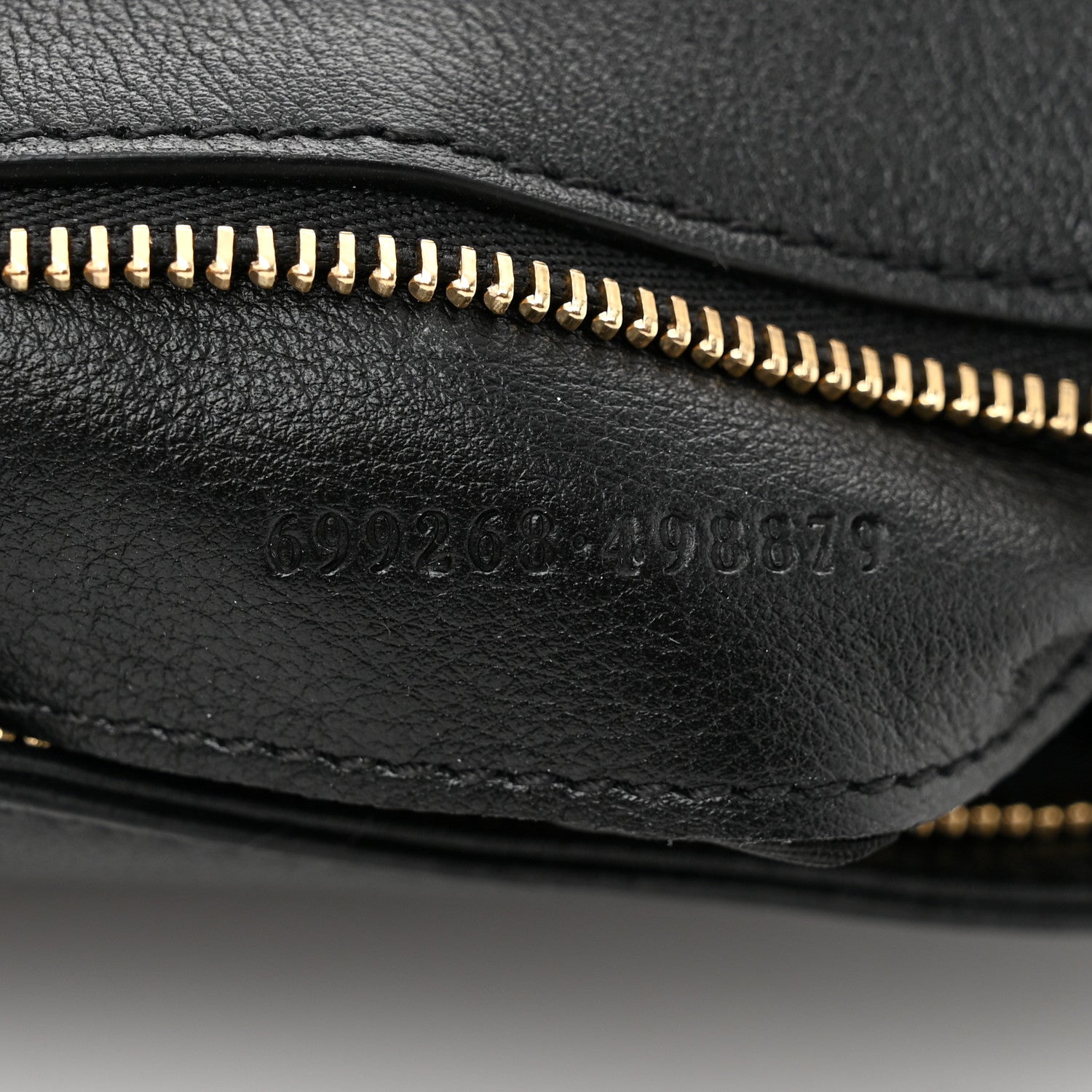 Gucci Roxy Calfskin Blondie Chain Shoulder Flap Bag Black 7 of 10