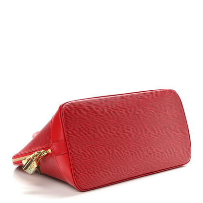 Louis Vuitton Epi Alma GM Castillan Red 4 of 10