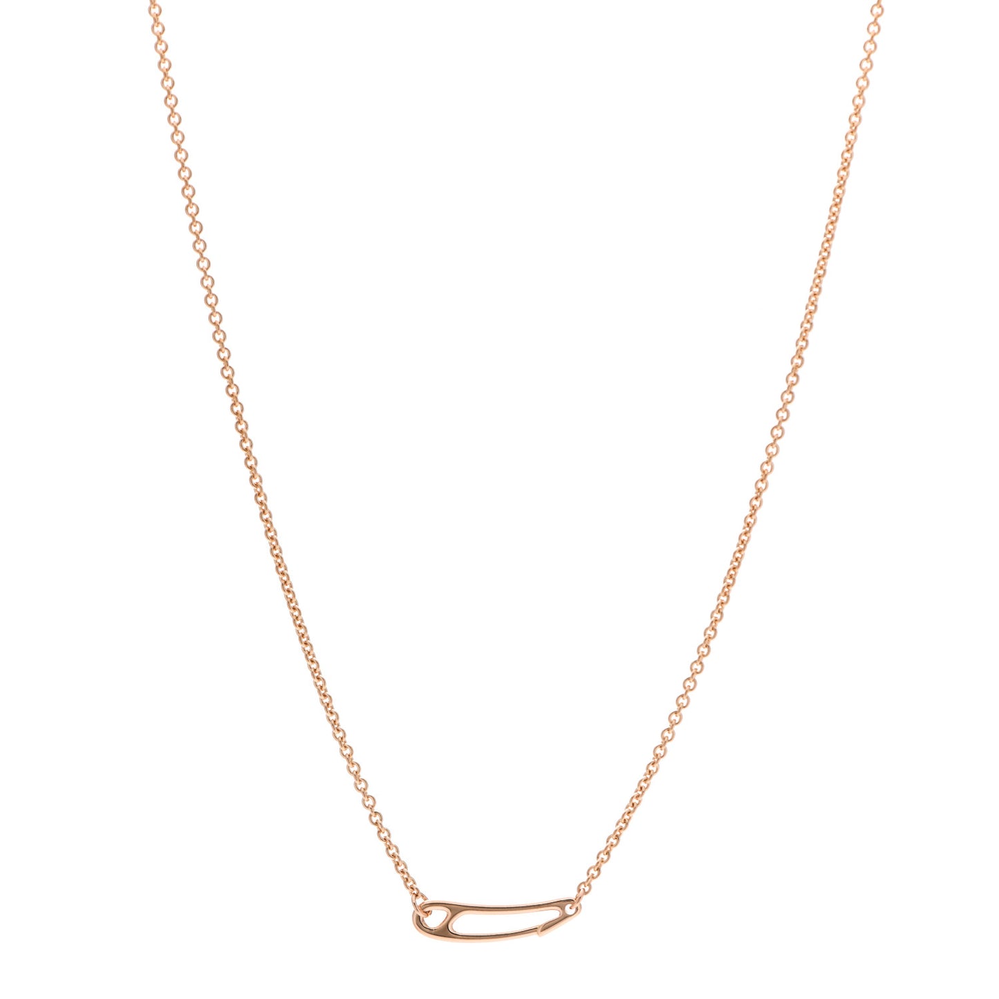 18K Rose Gold Chaine d'Ancre Mini Punk Necklace ST