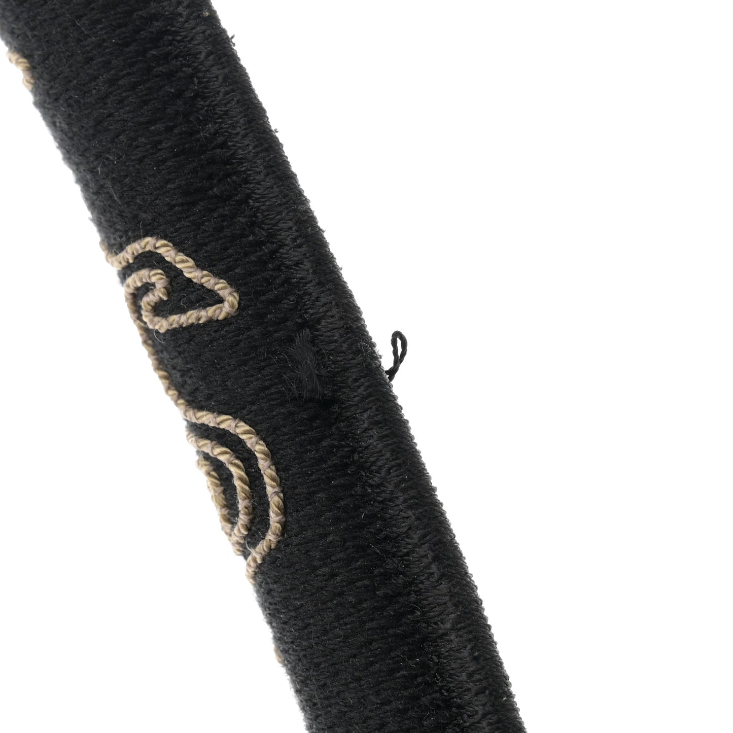 Canvas Embroidered Large Ornamental Cornely Book Tote Black Beige