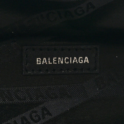 Balenciaga Calfskin Crocodile Embossed Souveniers Charms Belt Bag Black 6 of 10