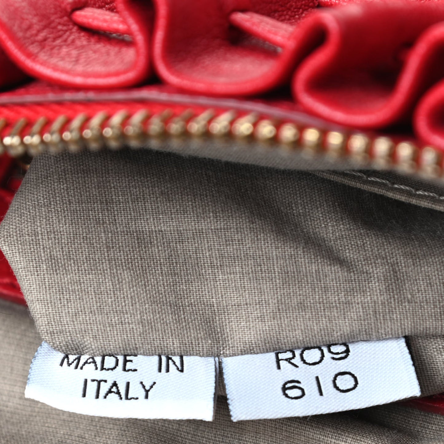 Lambskin Quilted Small Cecilia Red