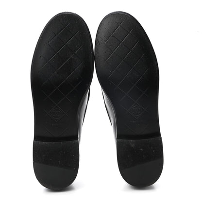 Chanel Lambskin Quilted CC Turnlock Loafers 37 Black 5 of 11