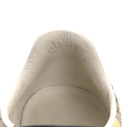 Gucci GG Supreme Monogram Bees Ayers Web Womens Ace Sneakers 37.5 Beige Oro Green Red 10 of 11
