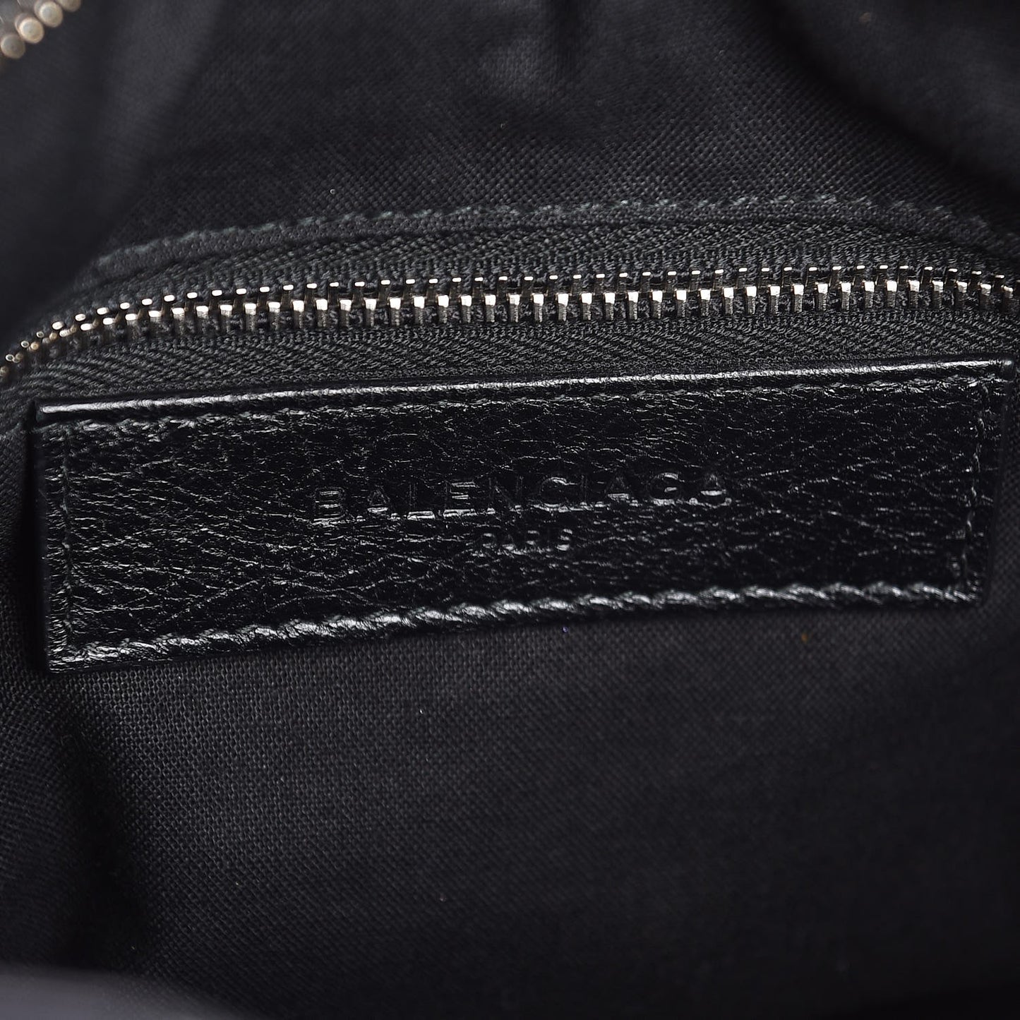 Agneau Classic Silver Hardware Velo Black