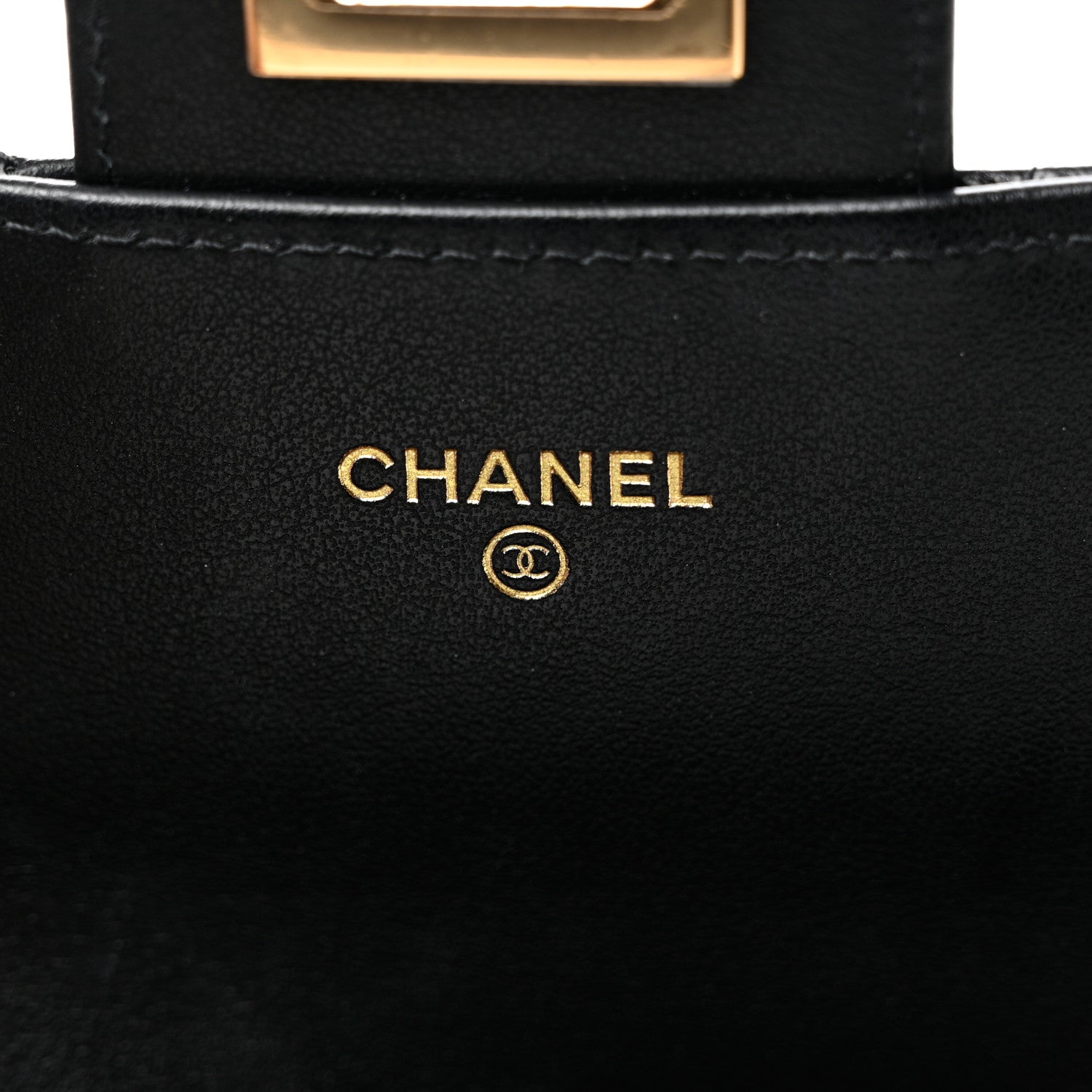 Chanel Crumpled Calfskin Quilted Large Reissue Gusset Flap Wallet Black 7 of 9