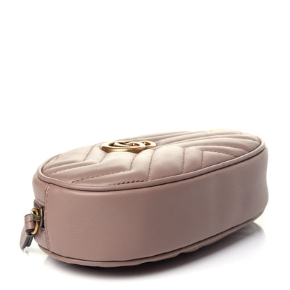 Gucci Calfskin Matelasse GG Marmont Belt Bag 95 38 Porcelain Rose 4 of 13