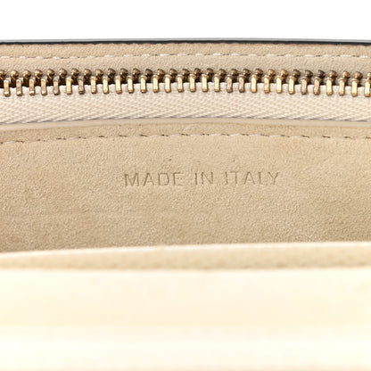 Christian Dior Grained Calfskin Saddle Chain Pouch Off White 8 of 10