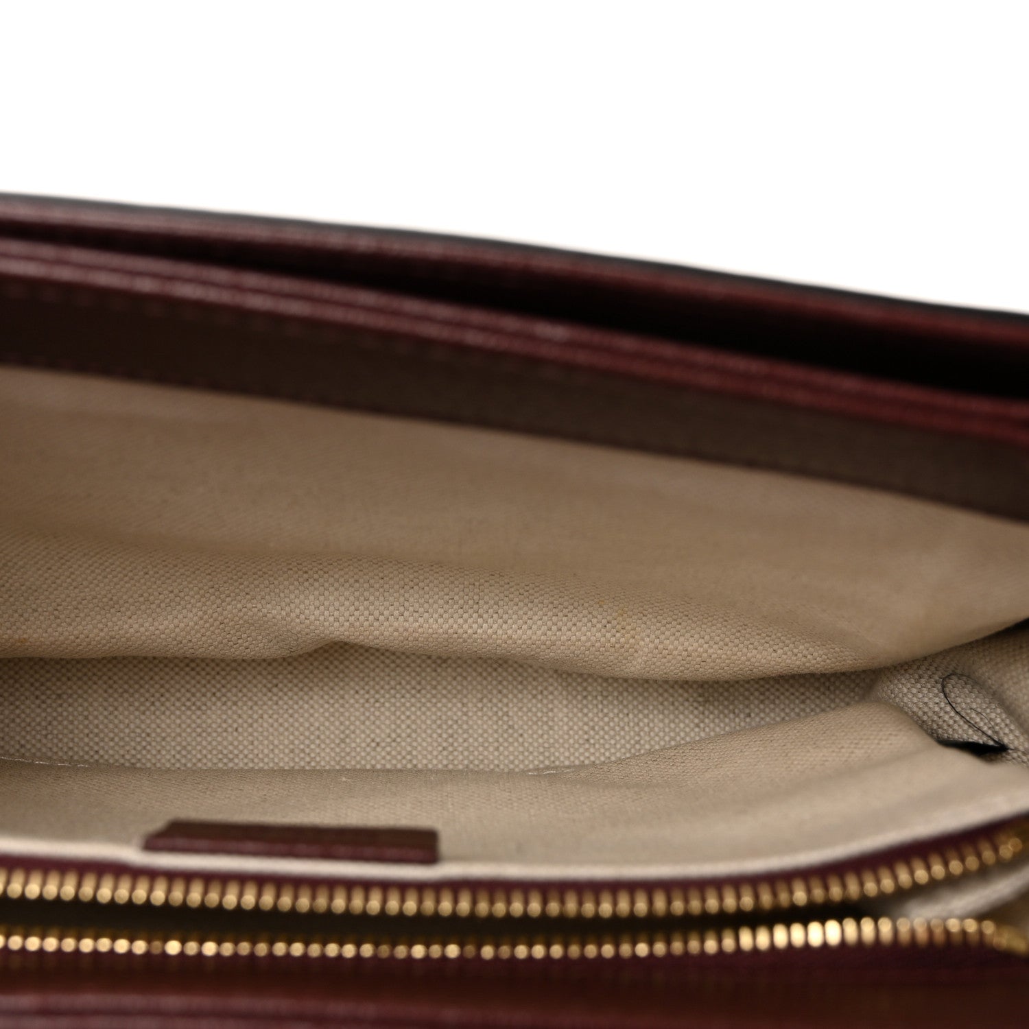 Gucci Monogram Textured Dollar Calfskin Horsebit 1955 Shoulder Bag Sahara Rubino Chardonnay 5 of 10