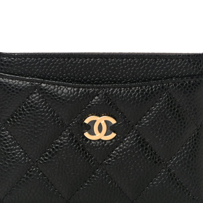 Chanel Caviar Quilted Card Holder Black 8 of 11