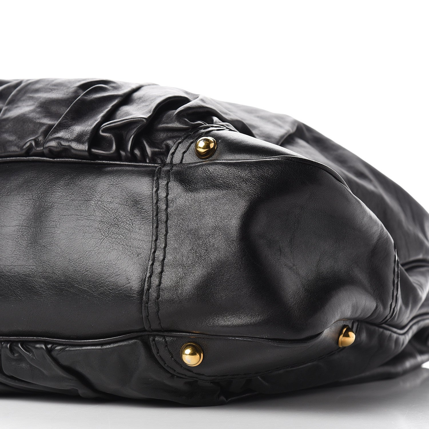 Gucci Calfskin Large Jockey Hobo Black 8 of 9